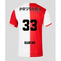 Feyenoord David Hancko #33 Hjemmedrakt 2023-24 Kortermet